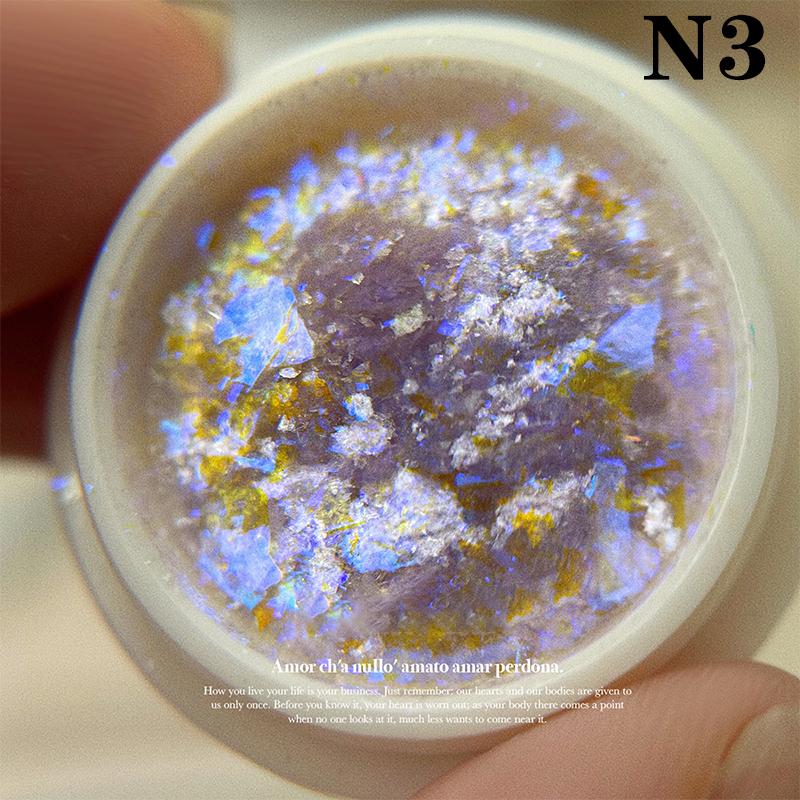 

1Box Aurora Yunjin Nail Art Pattern Stickers Elegant Charm Manicure Decoration Nail Makeup Accessory