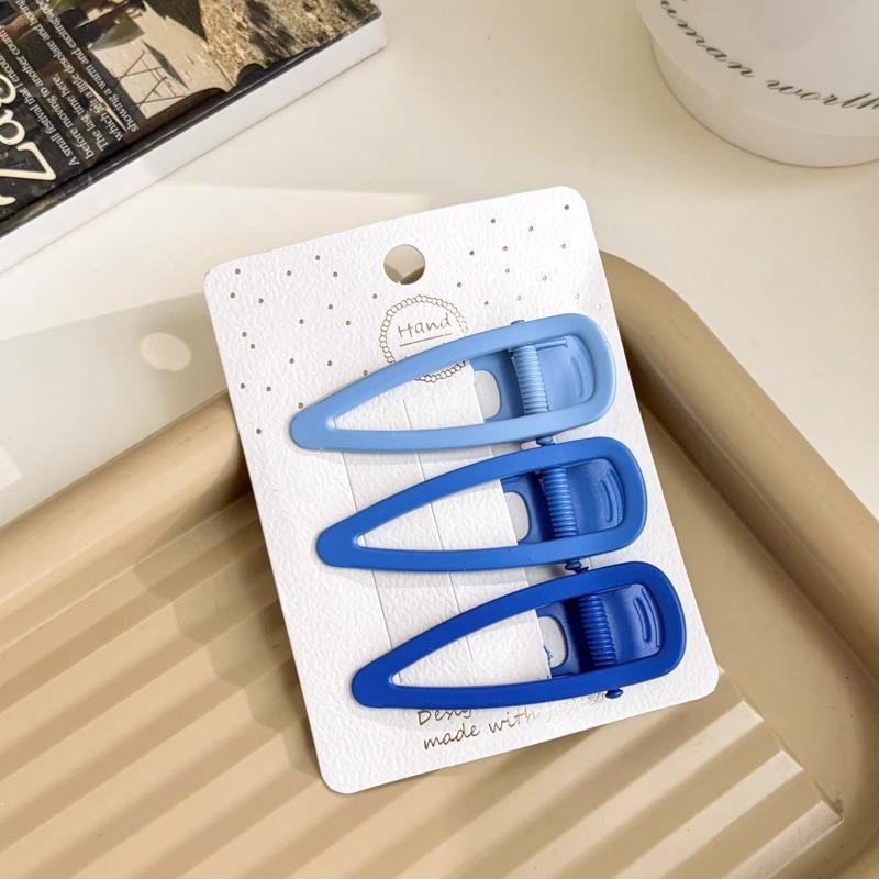 Autumn & Winter Coffee Hair Clip: Women's Seamless Duckbill, BB & Bangs Clips