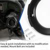 SHINKXMT Motorcycle Engine Cover Left Crank Case Cover Left Engine Stator Slider Ring Cover