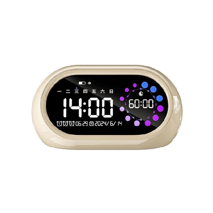 

USB Rechargeable Digital Alarm Clock with 2 Level Volumes Control LED Display Snoozes Function Timer Night Lamp Designs хакі