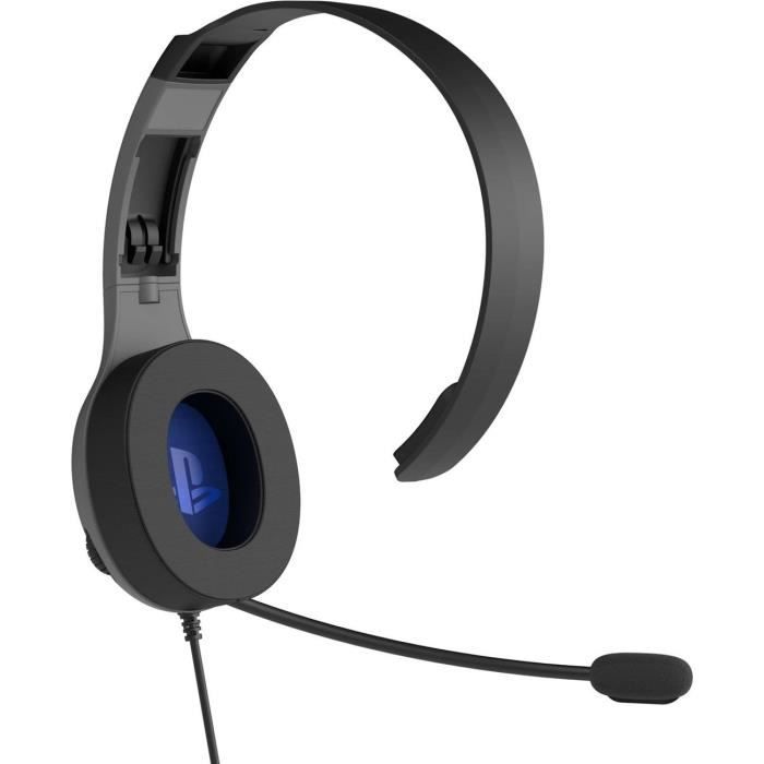 PDP LVL30 Chat Headset Grau für PS4 - Kabelgebundenes Stereo-Headset mit flexiblem Mikrofon - Offiziell lizenziert