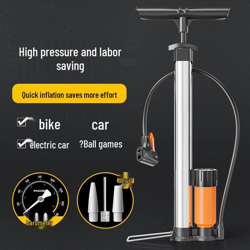 Universal High-Pressure Air Pump for Basketballs, Bicycles, Electric Cars, Motorcycles & Household Use