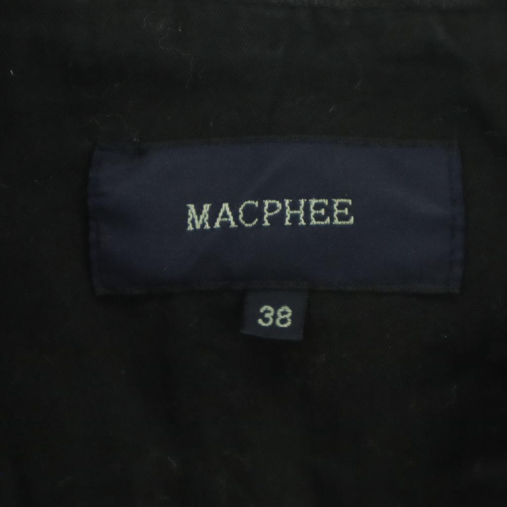 MACPHEE Long sleeve leather Single riders jacket 38 black Sheep leather Women Used