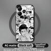 Jujutsu Kaisen Yuta Okkotsu Phone Case For Xiaomi Redmi Note 14 13 12 11 Pro Plus S 5G 4G Soft Black Phone Cover