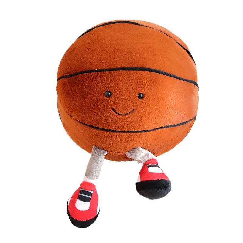 Soccer Baby Doll Basketball Baby Plush Toy Creative Soccer Doll Qixi Festival Valentine'S Day Gift Basketball Goods