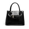 Fashion Crocodile Pattern Mother and Daughter Bag Large Capacity Bright Leather Waterproof Multi-compartment Fine Texture Handbag Shoulder Bag
