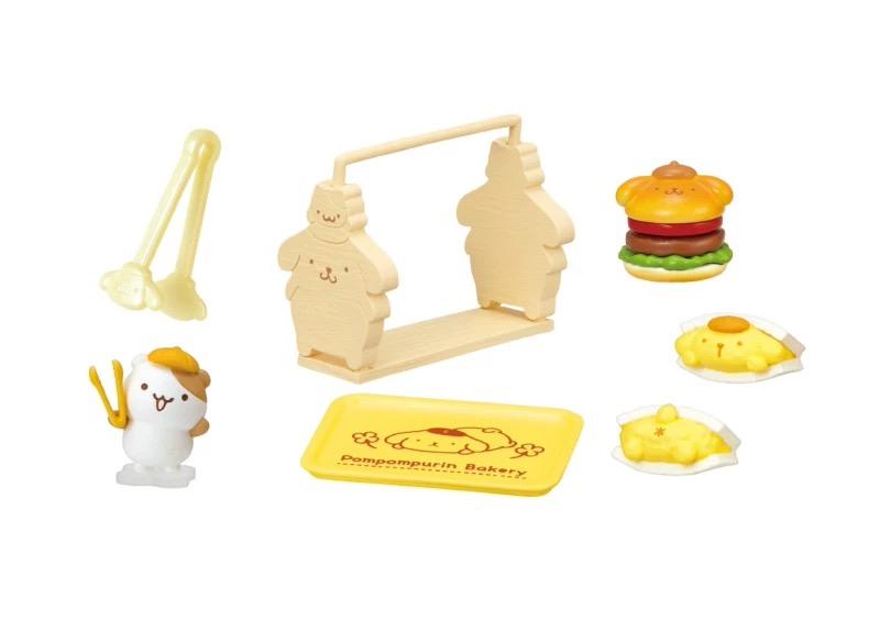 Re-Ment Pom Pom Purin Bakery Full Set Miniature Scene Toy Desk Display Decor Collectible Gift