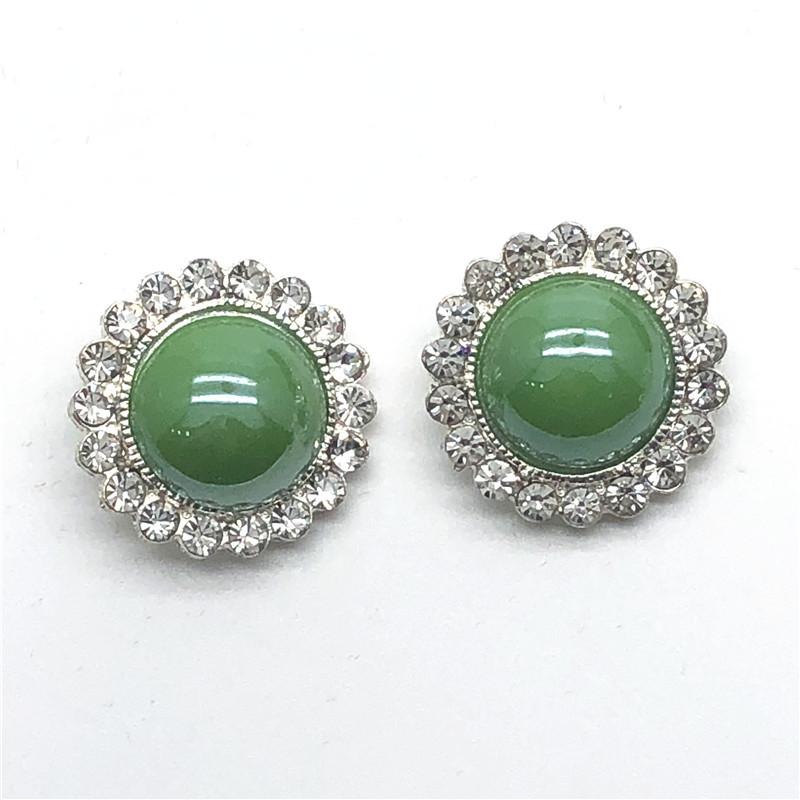 50pcs Fashionable Pillow-like Buttons Large Pearl 18/20/23mm Metal Shank Buttons Clothing DIY Accessories