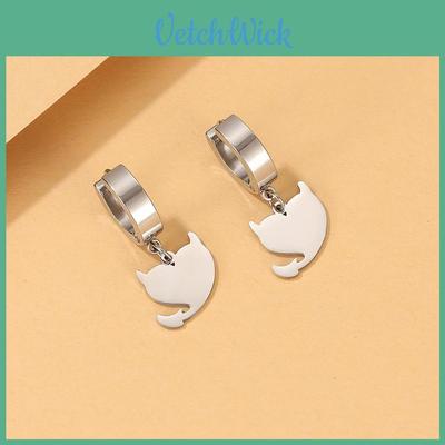 Fashionable Lightning Mushroom Ear Clips For Women Trendy Geometric Alloy Earrings