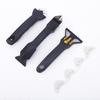 Grout Removal Tool Silicone Caulking Tools Glass Glue Angle Scraper Grout Remover Scraper Sealant Finishing Hand Tools Set