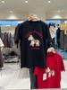2026 New Year's Red Little Horse Oversized Mid-length Women's T-shirt - Early Spring De Rong Design