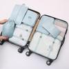 8-teiliges Reise-Organizer-Set: Tragbare Aufbewahrung für Kleidung, Schuhe und Unterwäsche