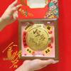 999 Pure Gold Year of the Horse Wealth Attraction Desk Ornament: Peace and Joy Photo Frame