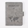 2024 Anti-Magnetic RFID Color-Changing PU Passport & Ticket Holder Wallet