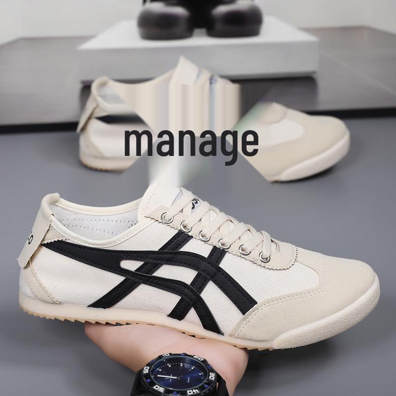 Unisex Forrest Gump Canvas Loafers - White Casual Shoes for Students