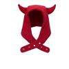 Ear Protection Lei Feng Cap Solid Color Winter Pullover Cap Fashion Demon Ear Hat  Female/Male