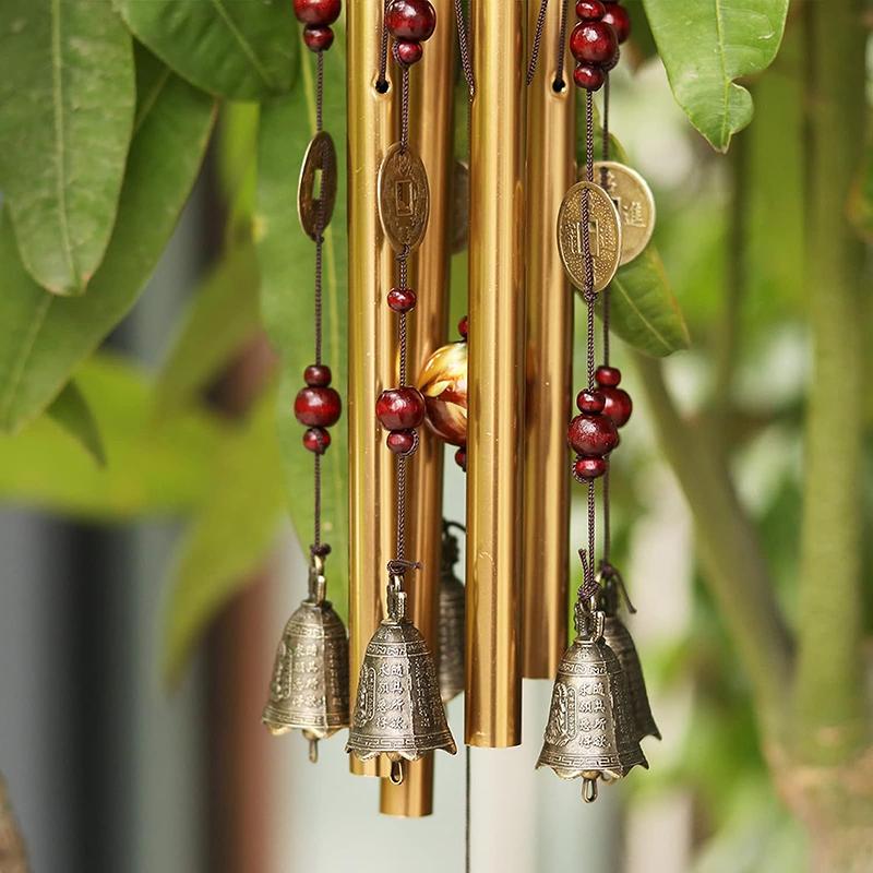 Large Wind Chime Tubes Bells Metal Church Bell Outdoor Garden Home Garden Decor Hanging Wind Chime Symbol Of Good Luck