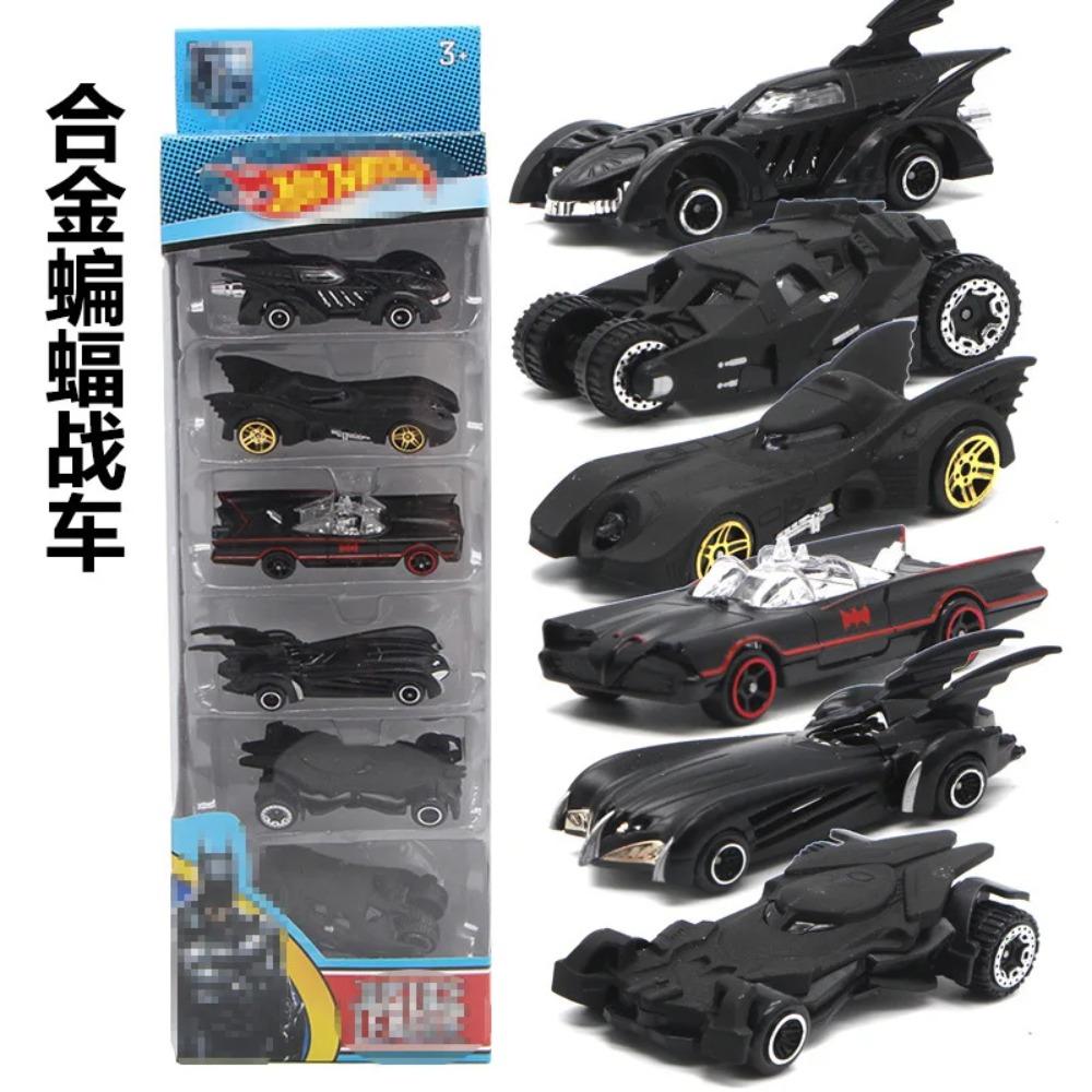 

Новые 6 шт. Бэтмобиль Модель автомобиля из сплава 1:64 Batman Tumbler 6 Generation Combination Home Decor Car Collection Toys For Children