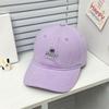 Korean Style Children Candy Color Baseball Hat Letter Embroidery Anti-UV Summer Sun Hat Quick-dry Cute Girls Peaked Cap Baby