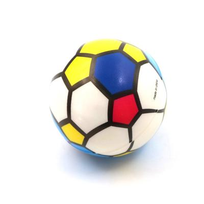 1 adet stres giderici havalandırma topu renkli Mini futbol sıkma köpük topu çocuk oyuncakları