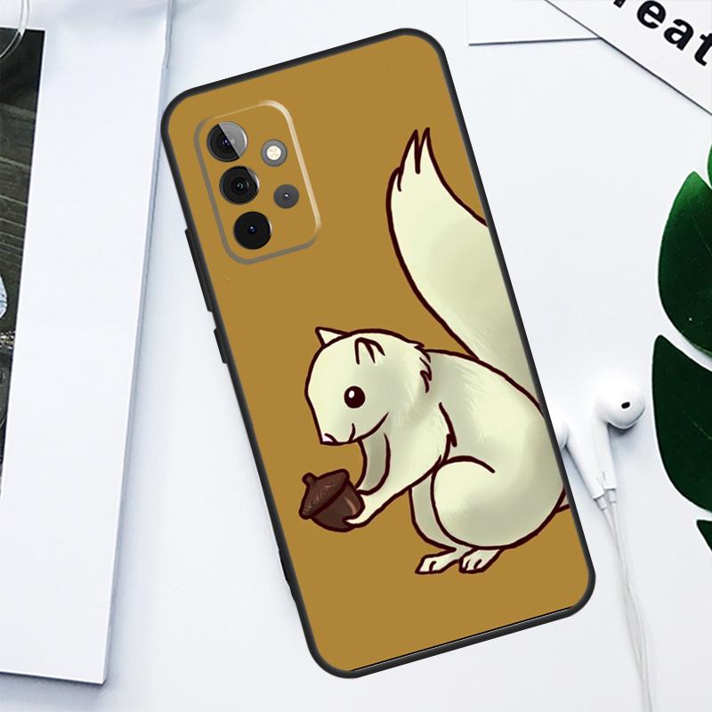 Cute Animal Squirrel For Samsung Galaxy A34 A54 A14 A13 A23 A33 A53 A73 A51 A71 A12 A22 A32 A52 Phone Case