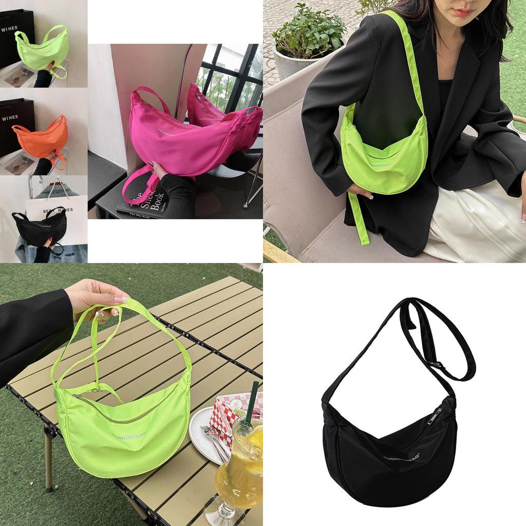 Stylish Nylon Small Shoulder Bag Chic Urban Design Underarm Bag For Women 2023