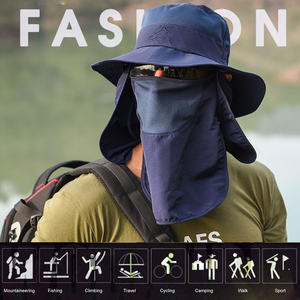 Cappello Da Sole Unisex Con Protezione UV E Idrorepellente | Pieghevole, Con Cordino Regolabile, Per Pesca, Trekking, Giardinaggio