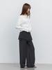 ATELIER NAIN Button Point Wrap Skirt Pants (Pt-5750)