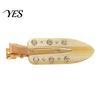 Smooth Opening Hair Clip Acetate Sheet Plate Hairpin, Rounded Rhinestones Inlay Pin, Elastic Clasp for Bangs And Broken Gentle Pattern
