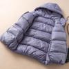 Winter Light Hooded Warm Puffer Jacket Women Down Soft Coat Casual Bread Short Outwear