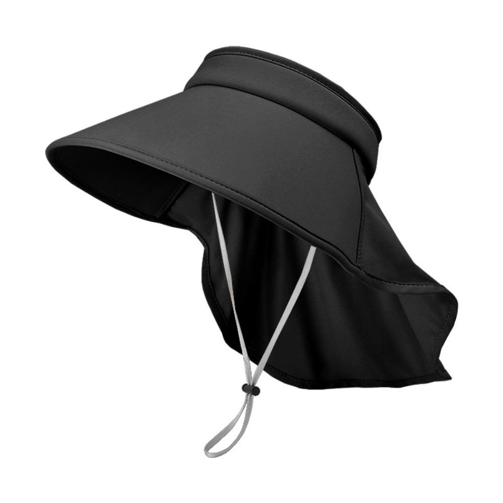 Ice Silk Summer Men Visor Cap Wide Brim Mountaineering Cap Fashion Sun Cap  Famale