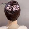 Frosted Texture Hair Claw Flower Decor Thick Thin Hair Clip Non-slip Matte Finish Large Back Head Hair Claw Hair Accessories