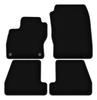 BASIC Black Velour Floor Mats For: Ford Focus MK3 Hatchback, Sedan, Station Wagon (2010-2018)