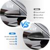 Side Door Mirror Covers for H-yundai Santa Cruz 2022 2023 2024 Accessories, ABS Exterior Rearview Mirror Guard Covers Moulding Trim