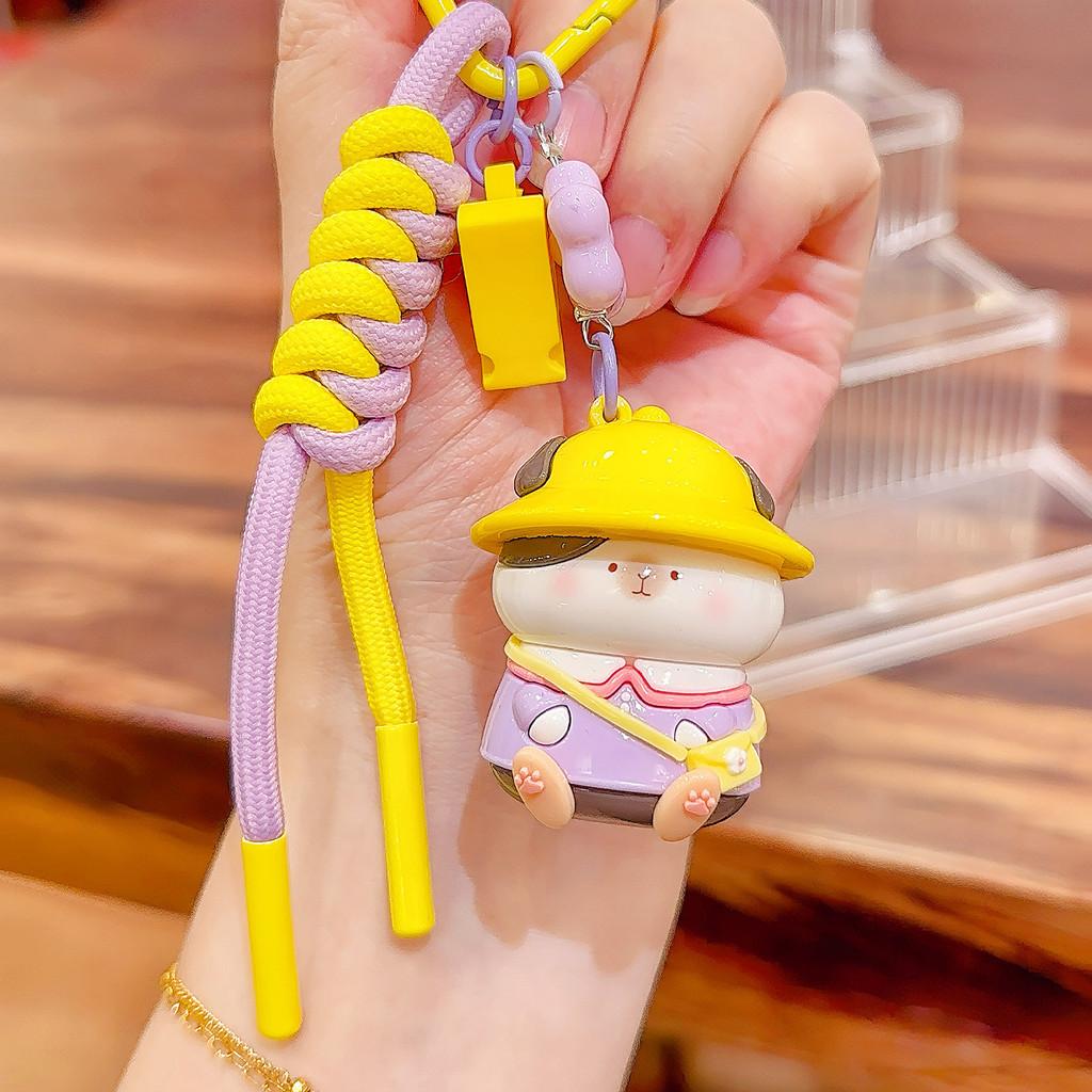 Cute Pvc Keychain Keyring With Fun Design For Children фиолетовый
