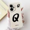 For Honor 400 5G 6.55" Case Fashion Lucky Letters A-Z Soft Silicone Cover For Huawei Honor400 5G DNY-NX9 Phone Shell Bumper
