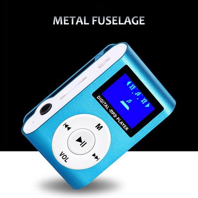 Lithium Battery LCD Screen Clip MP3 Music Player Sport Music Player FM Radio Mini MP3 Player
