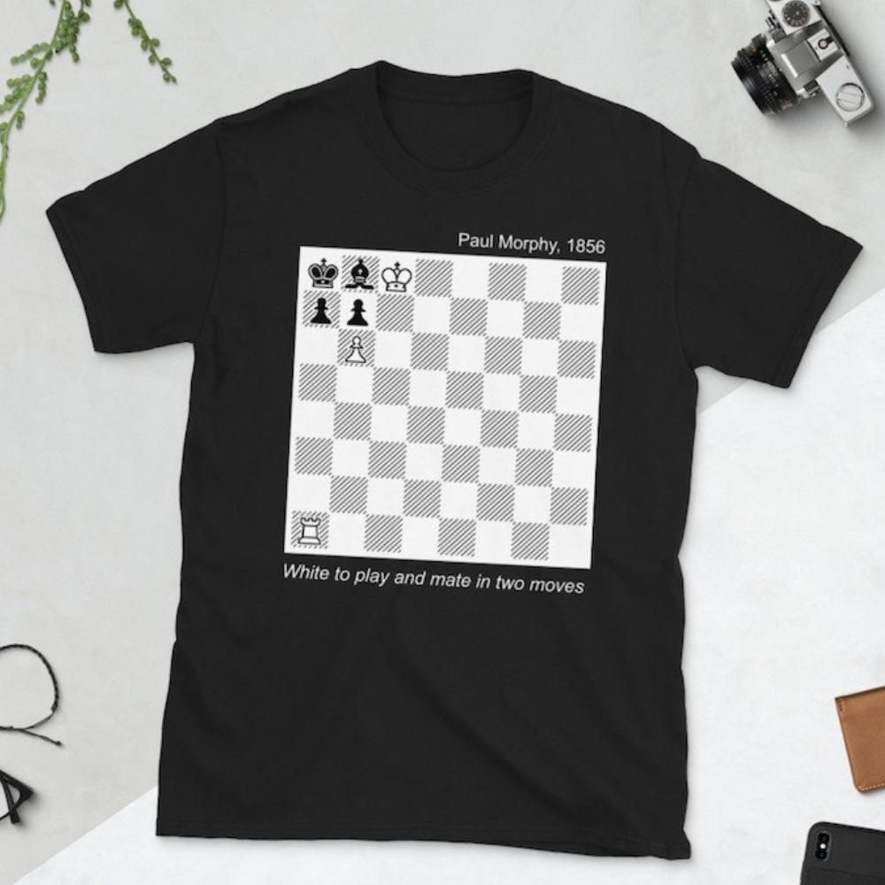 Vintage Chess Game Puzzle TShirt Chessboard Graphic Printed Tshirt Men Women Fashion Crewneck Cotton Tee Tops Chess Player Gift
