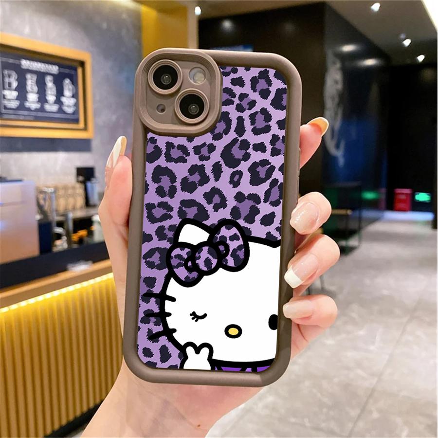Anime H-ello K-Kitty Cute Phone Case for iPhone 16 15 Pro Max 13 12 11 Pro 14ProMax 16Plus XS Max XR 7 8 SE 16e Soft Cover