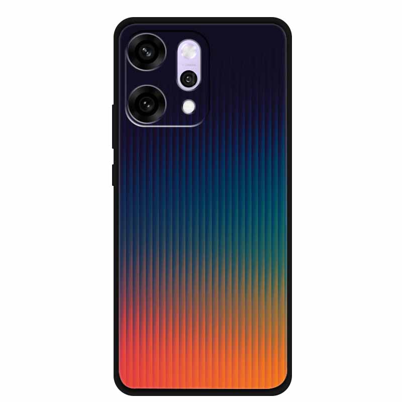 Funda de Dibujos Animados Para OPPO Reno 14 Pro Funda de Teléfono Suave de Silicona Para OPPO Reno14Pro Negra TPU Protectora Carcasa Trasera Mármol Para