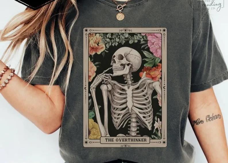 Overthinker Tarot Card Shirt, Professional Overt Thinker Shirt