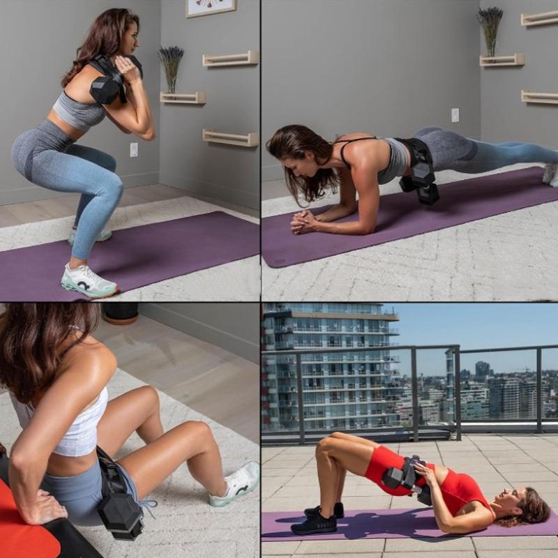 Justerbart motstånd Ergonomisk design Träning Höftlyft Höftträningsbälte Viktat bälte Viktat midjeträningsbälte