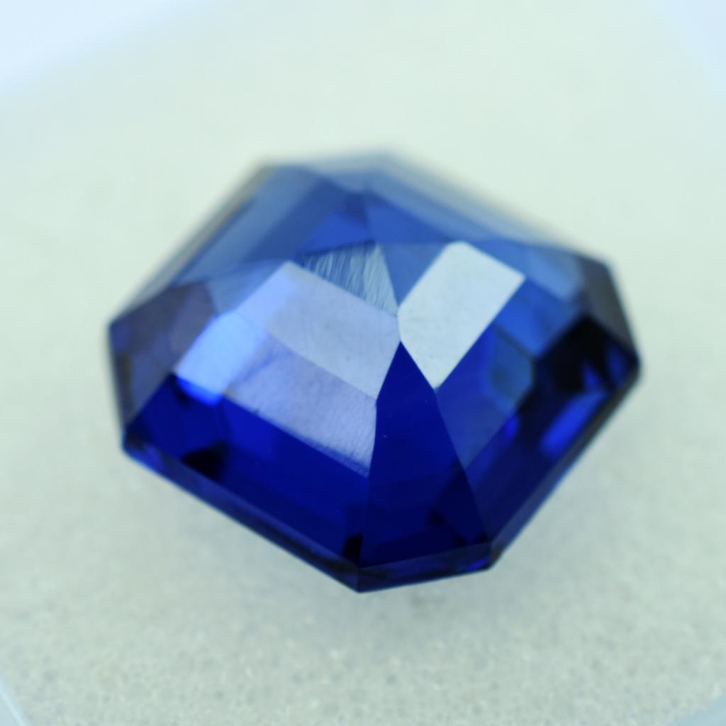 11 Ct Natural Flawless Ceylon Sapphire Square Cut Blue Loose Gemstones