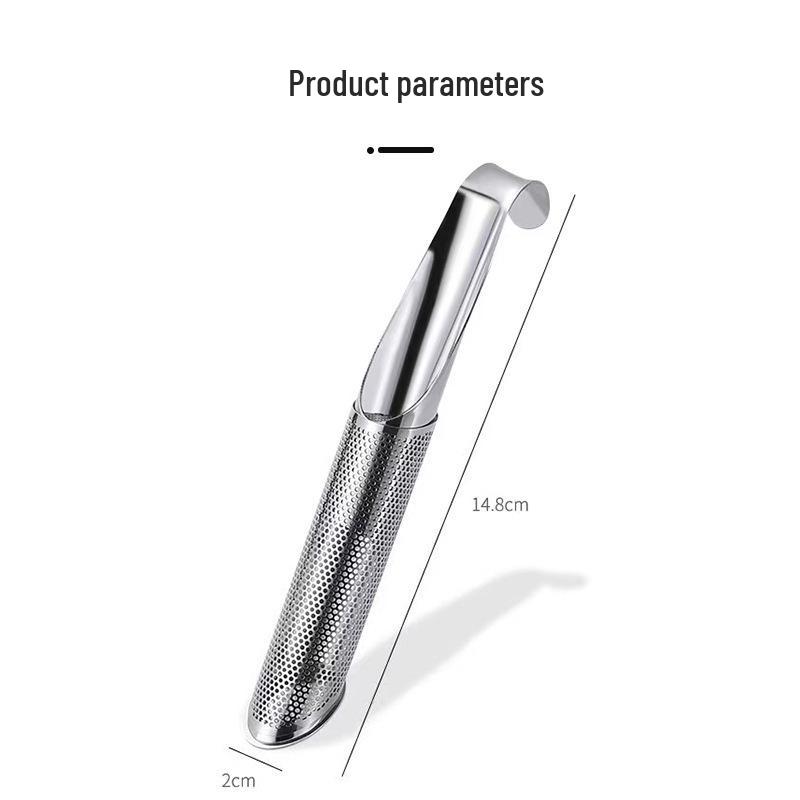 Stainless Steel Tea Infuser with Pipe-Shaped Handle