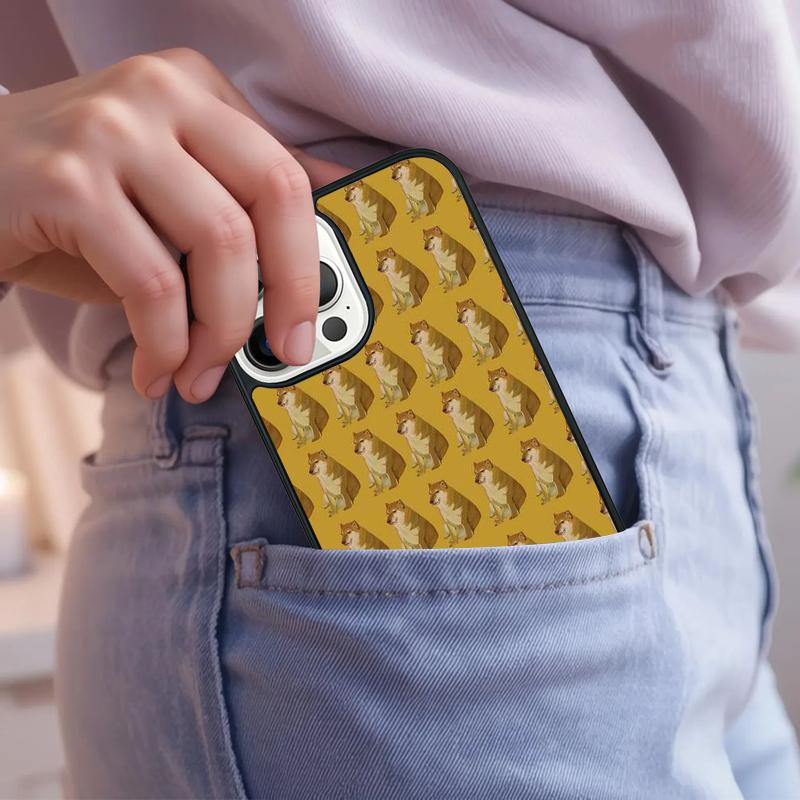 Cheems Doge Phone Case For iPhone 17 Air 15 16e 14 13 Pro Max Coque 12 11 Pro Max PLUS Cover