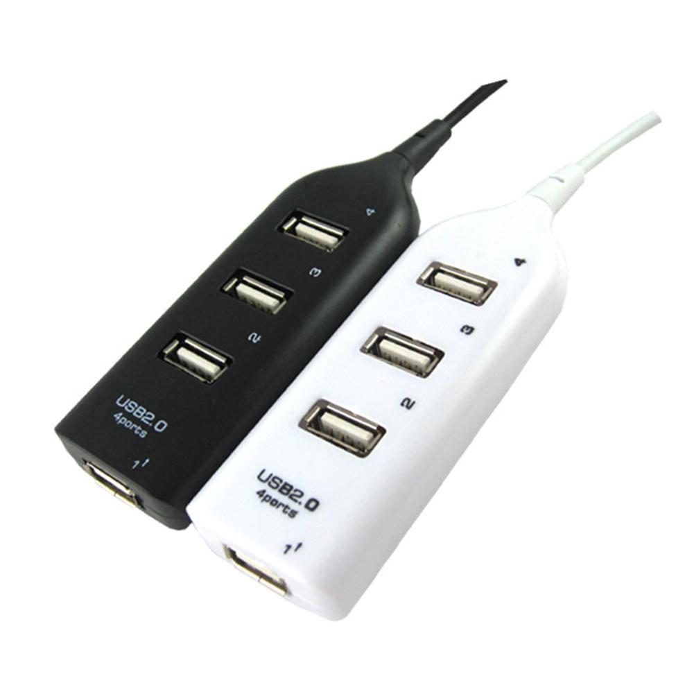 4-Port Charging Tool Usb 2.0 Hub with 1.6-Foot Cable Supports Hot-Swappable Low-Power Splitter Electronics