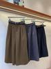 Japanese Woolen High-Waist Cropped Wide-Leg Pants for Women - Autumn/Winter Versatile Slimming Casual Style