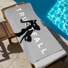 Rosa Handtuch Vertrauensfall Strand Bad Schnelltrocknend Leicht Tragbar Sauna Camping Sänger Klassisch Schwimmbecken Reise
