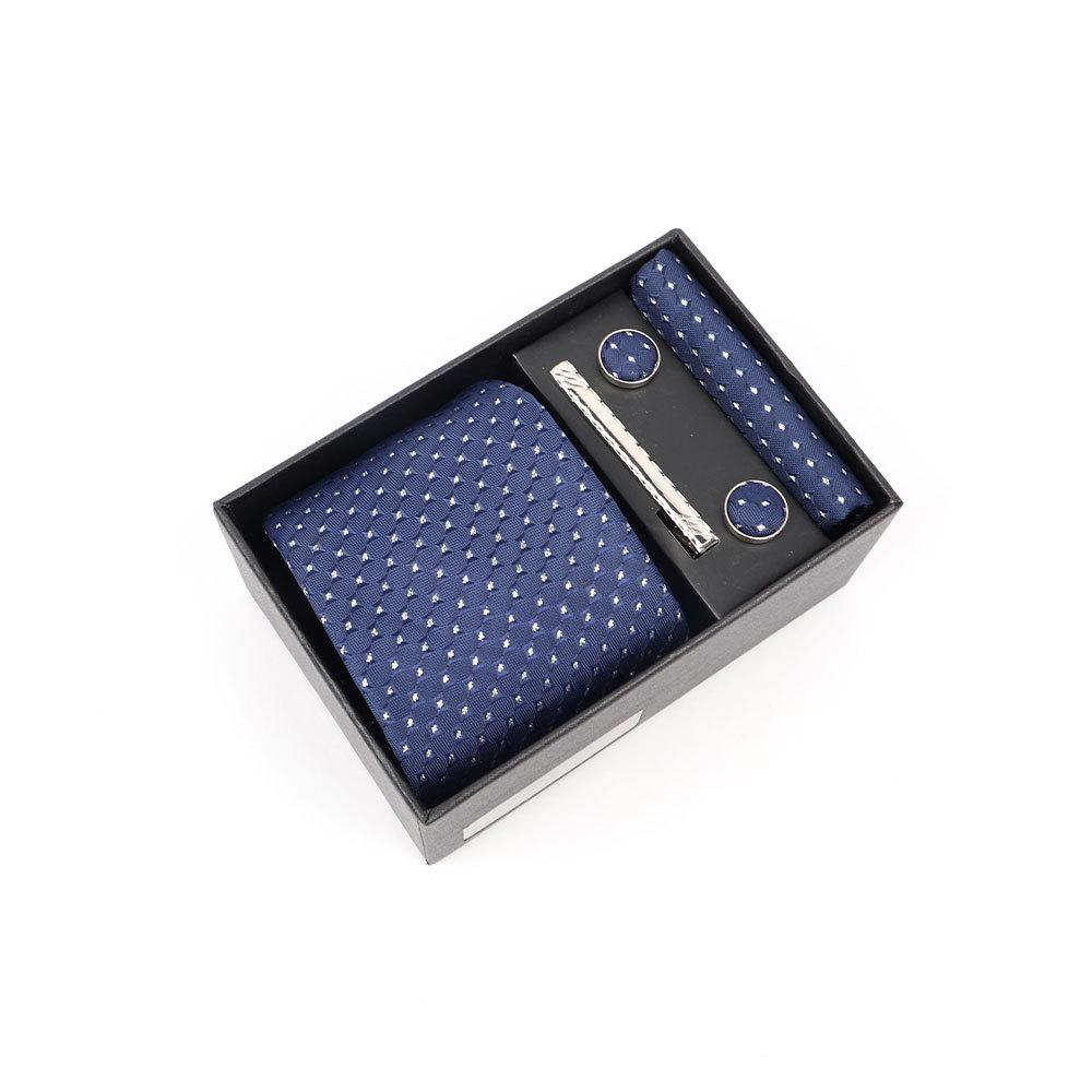 Luxury Men's Tie Gift Box with High-End Jacquard Embroidery