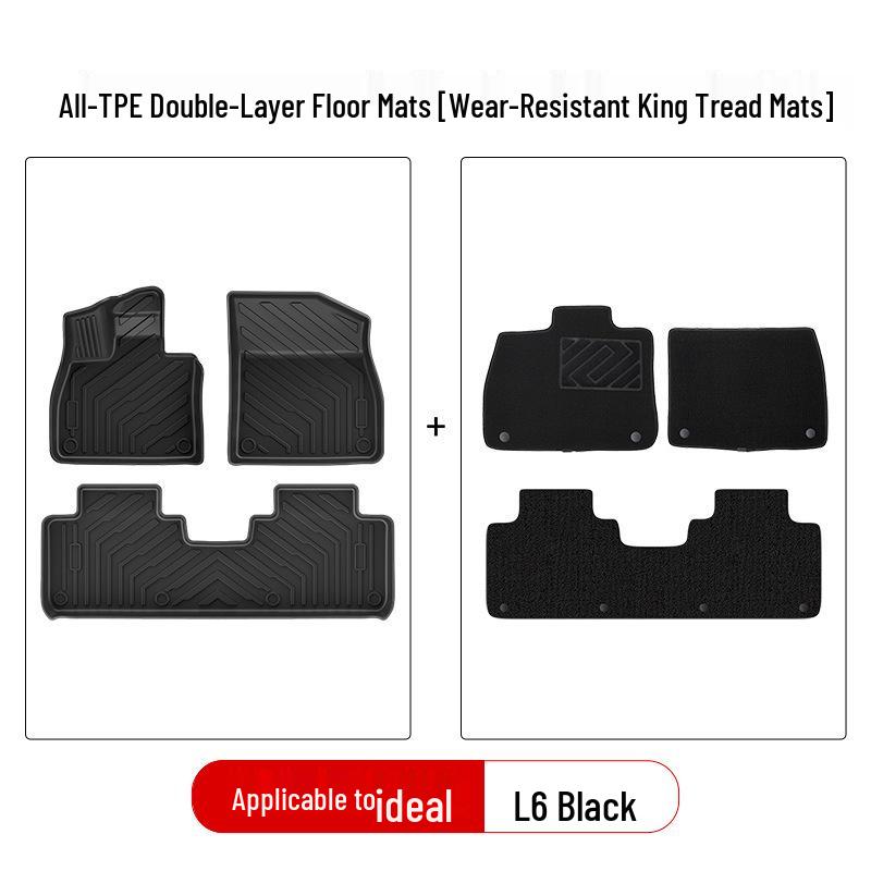 Compatible TPE Car Floor Mats for Ideal L6pro Max, i8, i6, L7, L8, L9